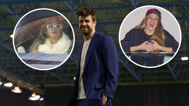 Clara Chía Martí, Gerard Piqué y Shakira, el 2 de febrero, día de los cumpleaños de la expareja integrada por la cantante y el exfutbolista.
