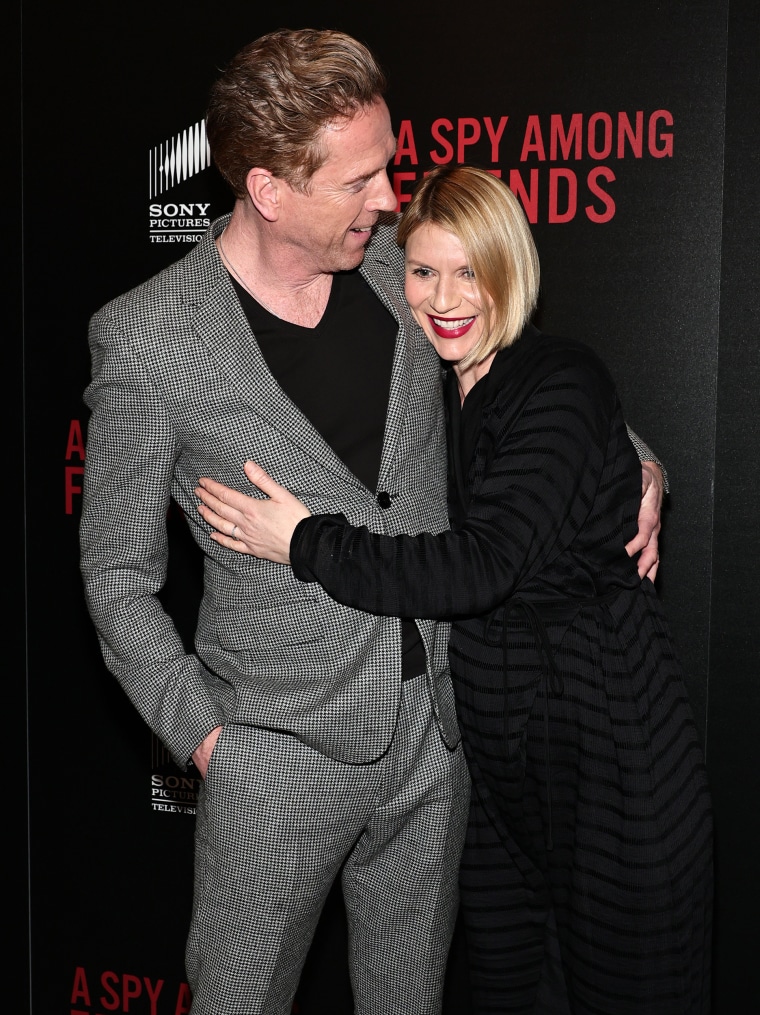 Damian Lewis and Claire Danes