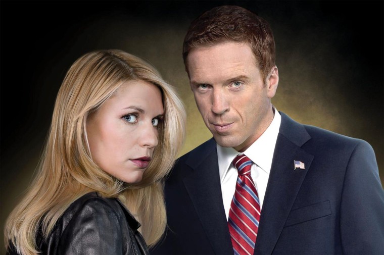 Claire Danes and Damien Lewis, Homeland