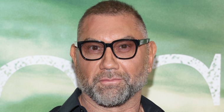 Dave Bautista at the "Knock At the Cabin" premiere at Jazz at Lincoln Center on Jan. 30, 2023 in New York City.