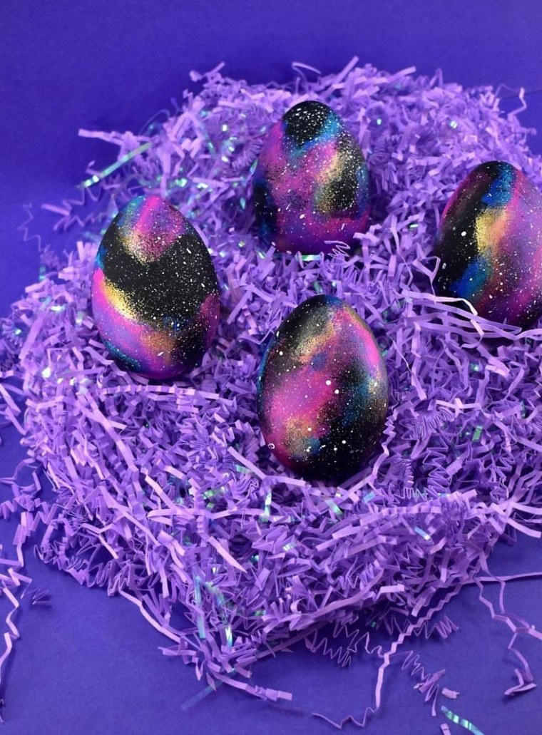 galaxy Easter eggs 