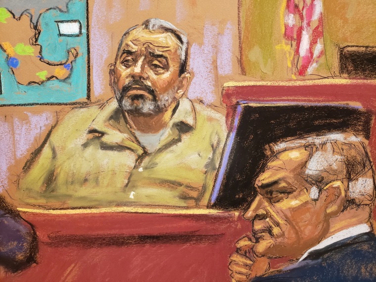 Édgar Veytia, exfiscal del estado mexicano de Nayarit condenado por tráfico de drogas, da su testimonio en el juicio en Nueva York contra Genaro García Luna.