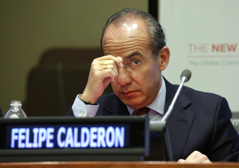 Felipe Calderon fue presidente de México entre 2006 y 2012. 