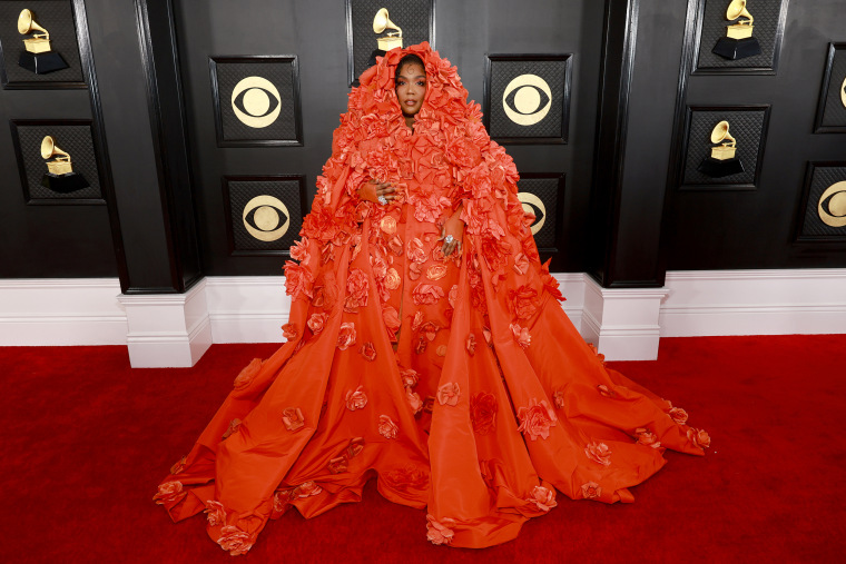 Lizzo and Boyfriend Myke Wright at the 2023 Grammy Awards