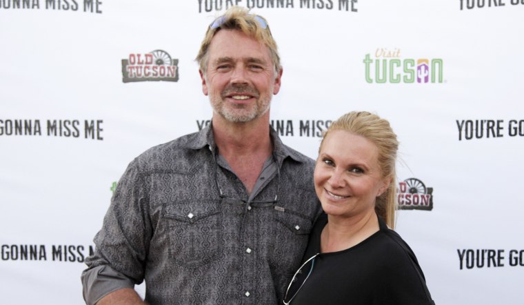 John Schneider and Alicia Allain attend "You're Gonna Miss Me" premiere sponsored by Visit Tucson on May 13, 2017 in Tucson, Arizona.