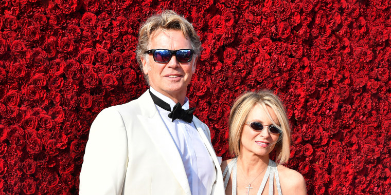  John Schneider and guest attend Tyler Perry Studios grand opening gala at Tyler Perry Studios on October 05, 2019 in Atlanta, Georgia.