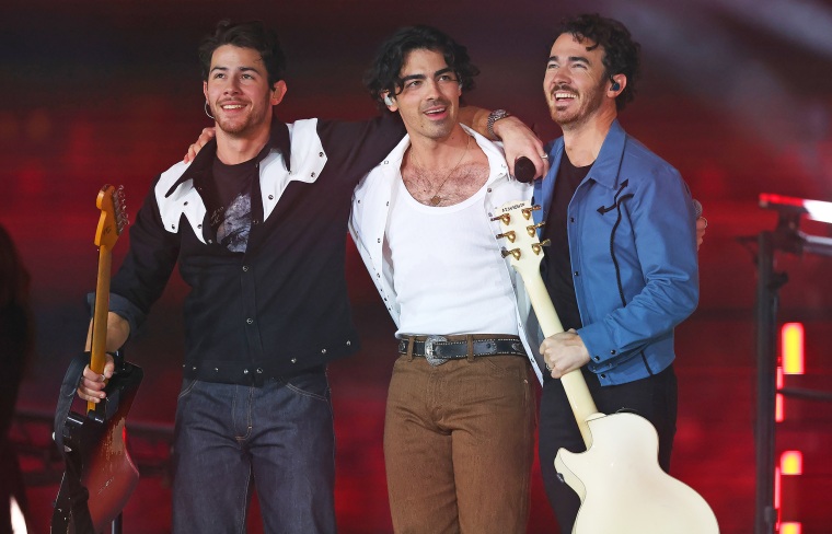 Nick Jonas, Joe Jonas, and Kevin Jonas of the Jonas Brothers 