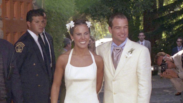 La boda de Kate del Castillo y Luis García, febrero de 2001.