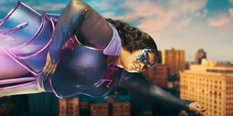 Lizzo dresses up as a superhero in the new music video to her song "Special."