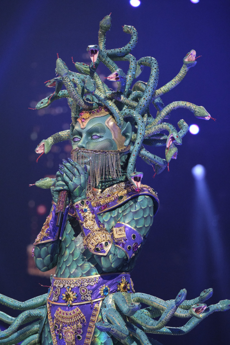 Medusa in Season Nine of "The Masked Singer."