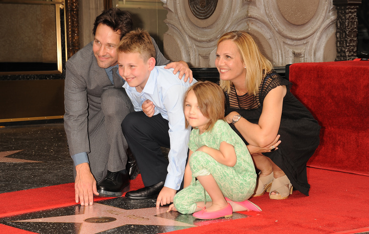 Paul Rudd honored with a Star on the Hollywood Walk of Fame.