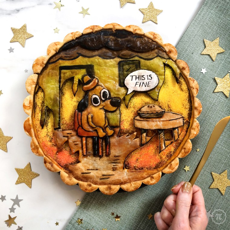 Clark-Bojin's "This is Fine" pie.