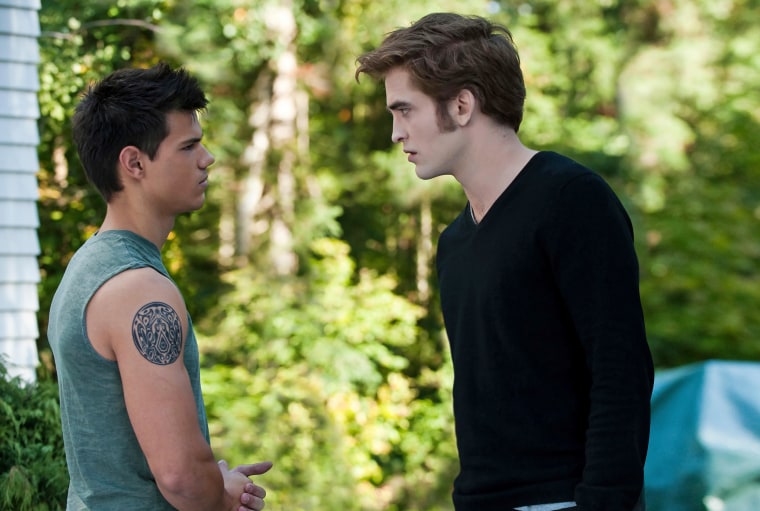 Robert Pattinson and Taylor Lautner in "The Twilight Saga: Eclipse."