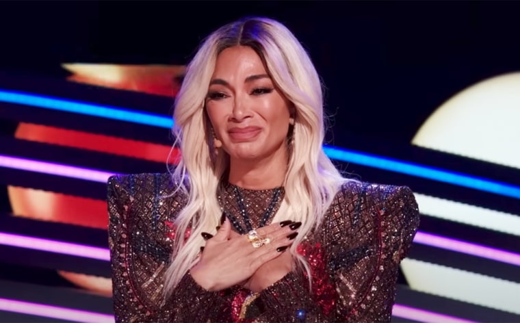 Nicole Scherzinger was moved to tears after seeing Dick Van Dyke.