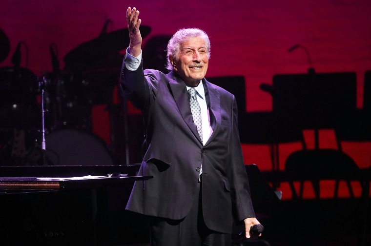 Tony Bennett performs during the 17th annual "A Great Night in Harlem" at The Apollo Theater on April 4, 2019 in New York City.
