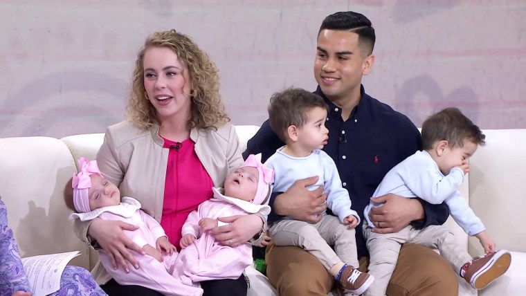 Two Sets Of Twins Under Two Visit TODAY Show