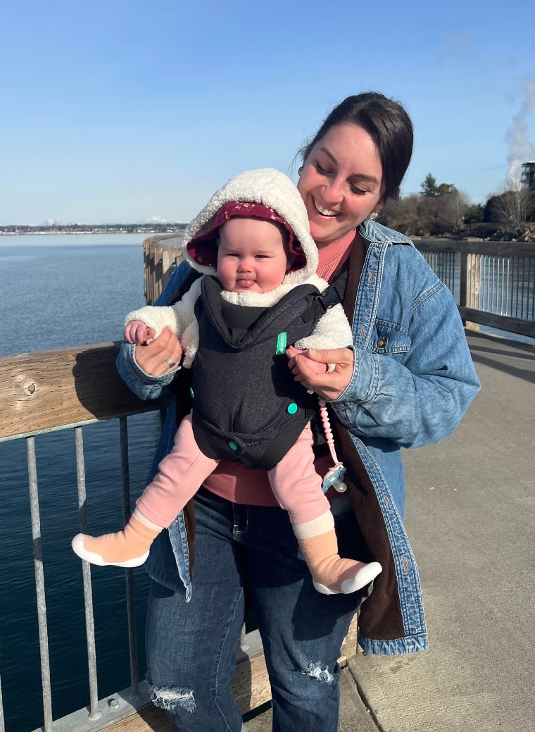 Brittany Luckowski and her daughter, Miriam