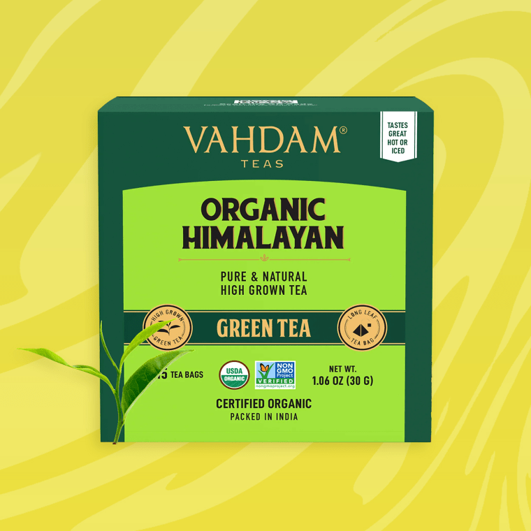 Vahdam Himalayan Green Tea.