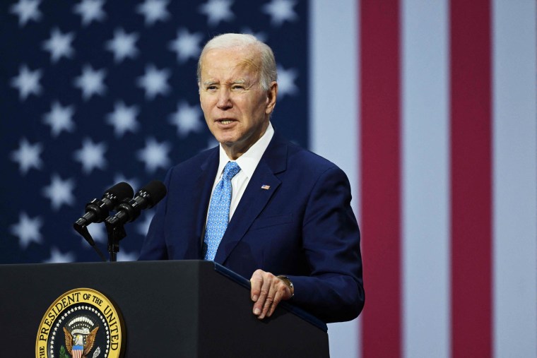 President Biden in Virginia Beach, Va., on Feb. 28, 2023. 