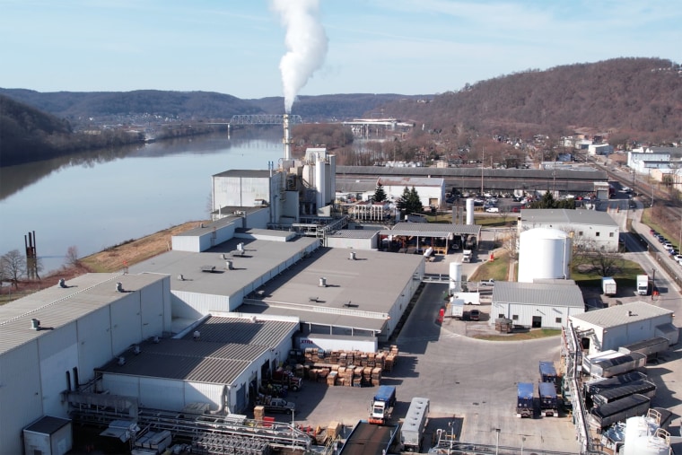 The Heritage Thermal Services incinerator in East Liverpool, Ohio, one of a handful of sites across the country where toxic waste from the East Palestine train derailment has been shipped.