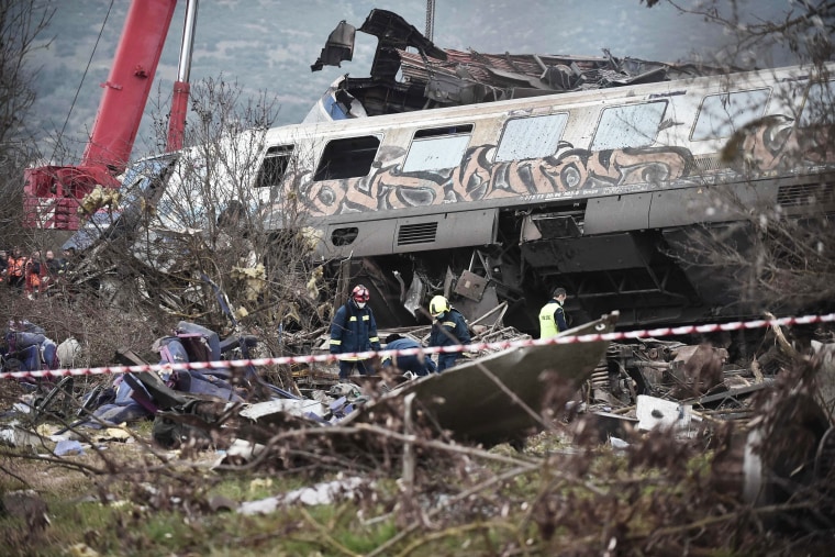 At least 29 people were killed and another 85 injured after a collision between two trains caused a derailment near the Greek city of Larissa late Tuesday night, February 28, 2023, authorities said.
