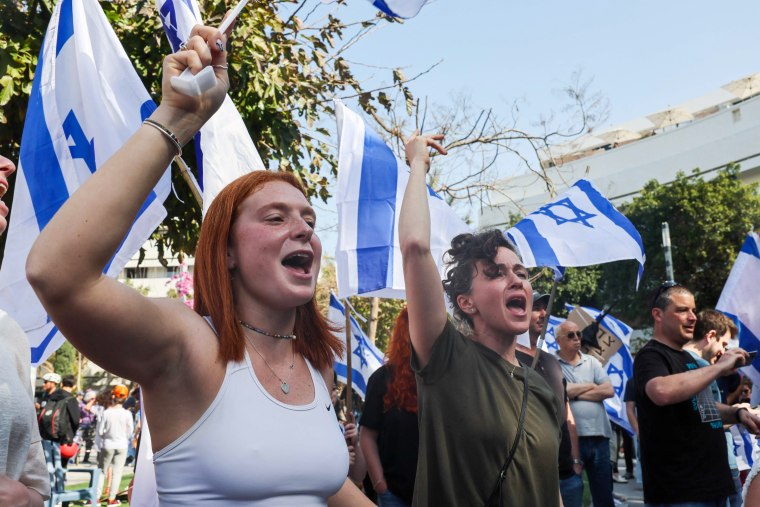 Israelis step up protests over government’s legal overhaul.