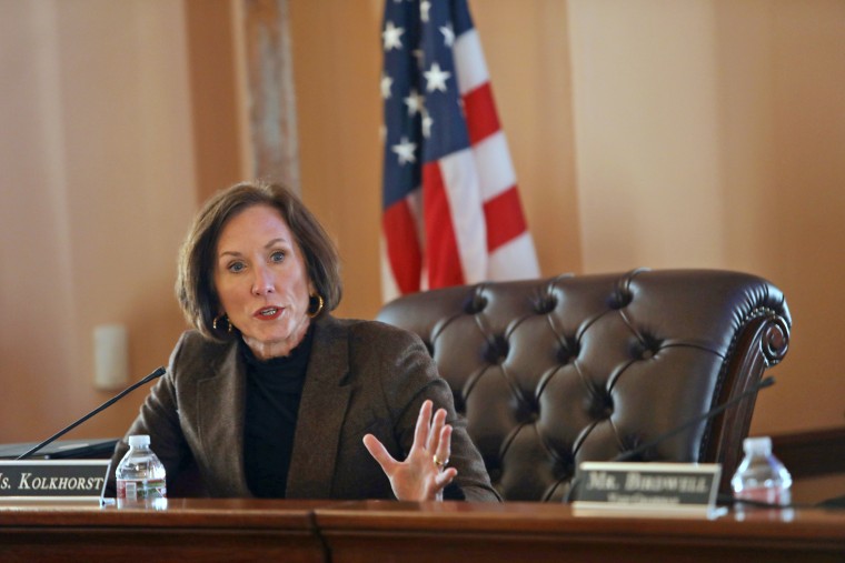 Texas State Senator Lois Kolkhorst during a committee hearing on Dec. 15, 2022. 