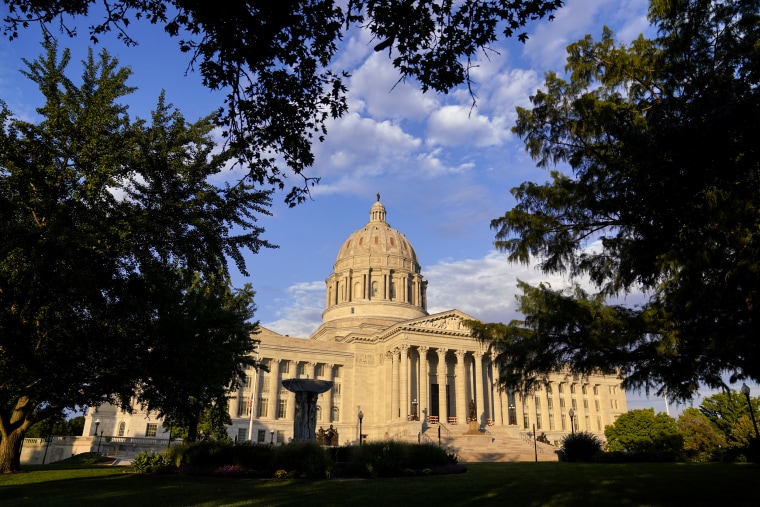 The Missouri state Capitol in Jefferson on Sept. 16, 2022.