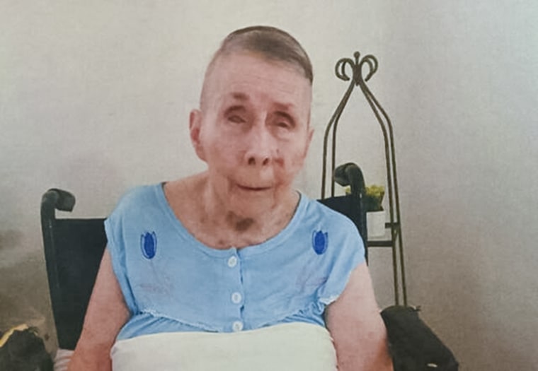 Patricia Kopta is pictured at an adult care home in Puerto Rico. 