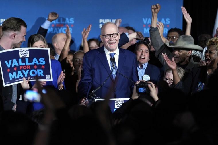  Mayor Lori Lightfoot conceded defeat Tuesday night, ending her efforts for a second term and setting the stage for Cook County Commissioner Brandon Johnson to run against former Chicago Public Schools CEO Vallas for Chicago mayor. 