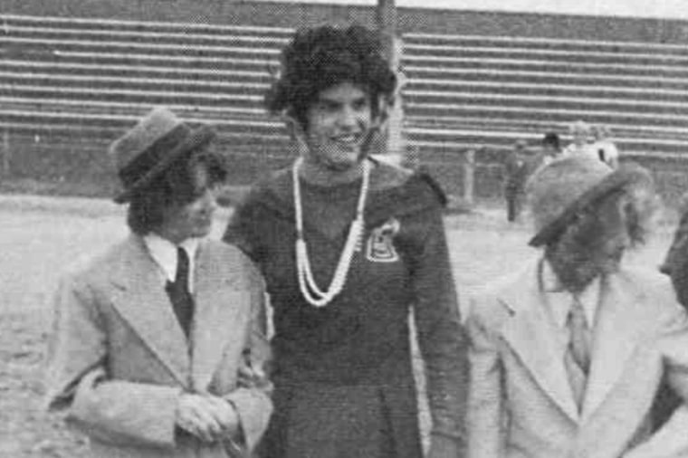Gov. Bill Lee is believed to be the person standing in the middle, 2nd-left, in this undated image from the 1977 yearbook of Franklin High School in Franklin, Tenn.