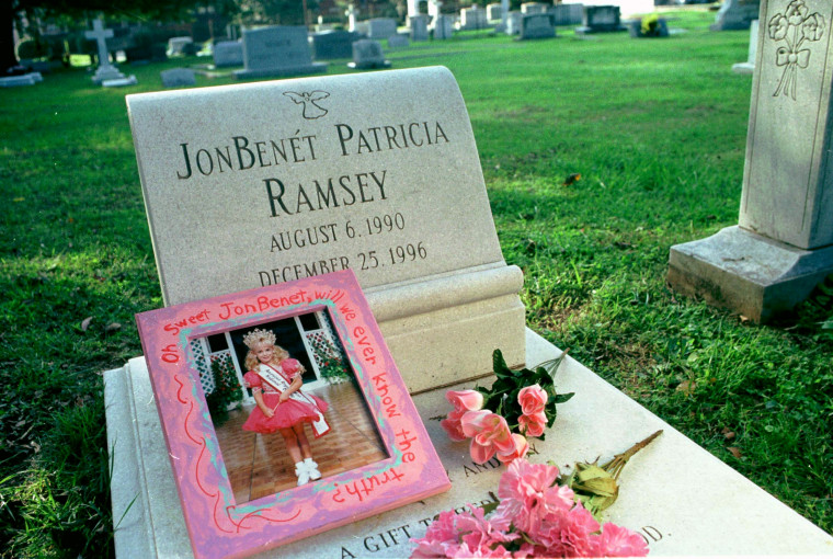 JonBenet Ramsey's grave in Marietta, Ga.