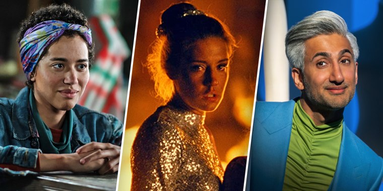Jasmin Savoy Brown in "Yellowjackets,"Adèle Exarchopoulos in "The Five Devils"  and Tan France on "Next in Fashion."