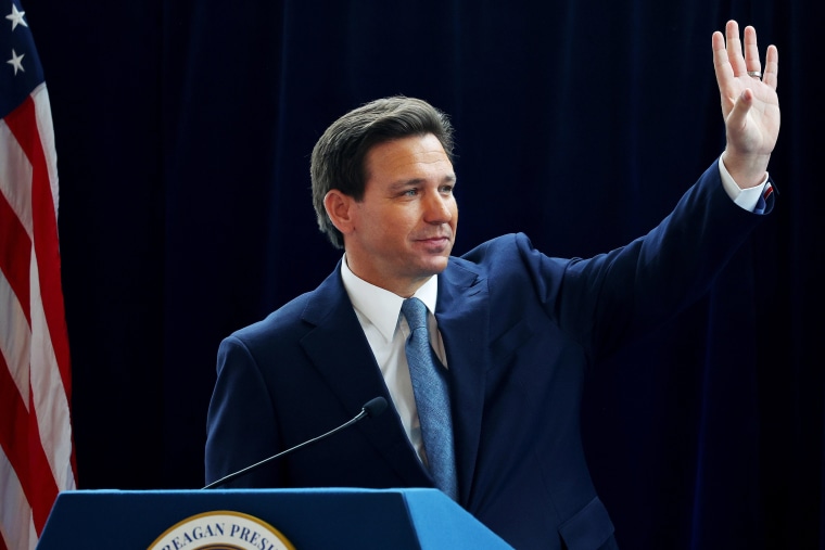 Florida Governor Ron DeSantis Speaks At The Reagan Presidential Library