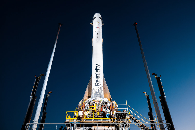 The Terran 1 rocket is the first to be developed entirely with additive manufacturing.
