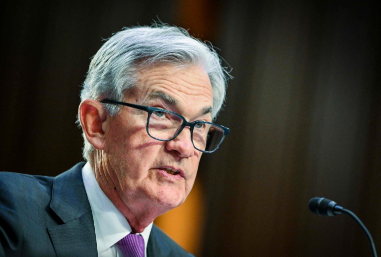 Federal Reserve Board Chair Jerome Powell testifies before the Senate Banking, Housing and Urban Affairs Committee on March 7, 2023.