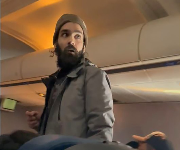 Francisco Severo Torres on board a United Airlines flight from Los Angeles to Boston.