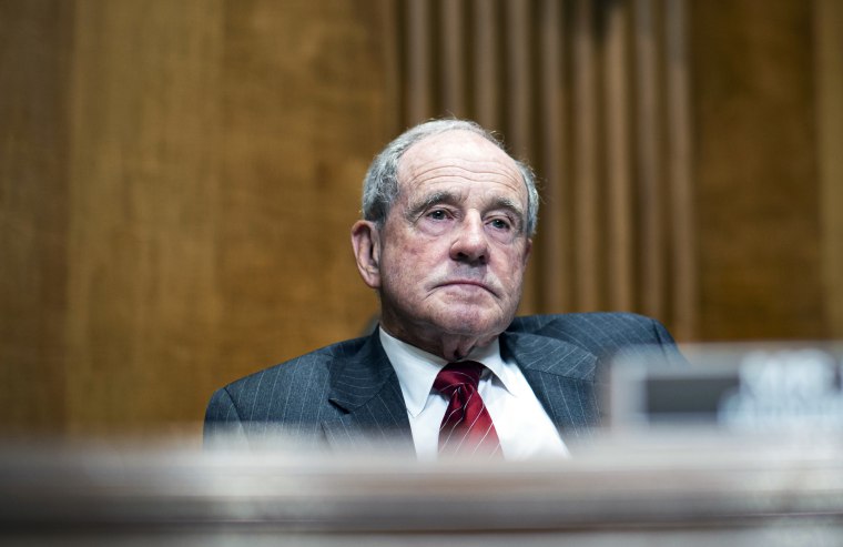 Jim Risch during a hearing in Washington