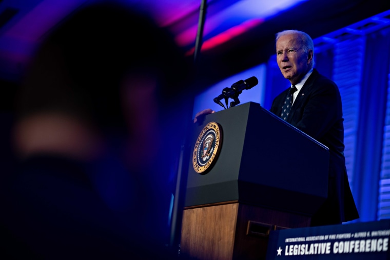 President Biden Speaks At 2023 International Association Of Fire Fighters Legislative Conference