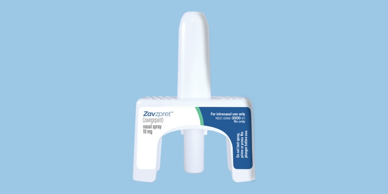 ZAVZPRETTM (zavegepant) is indicated for the acute treatment of migraine with or without aura in adults.