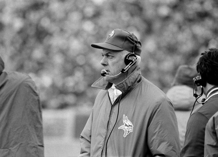 Minnesota Vikings' head coach Bud Grant in Chicago