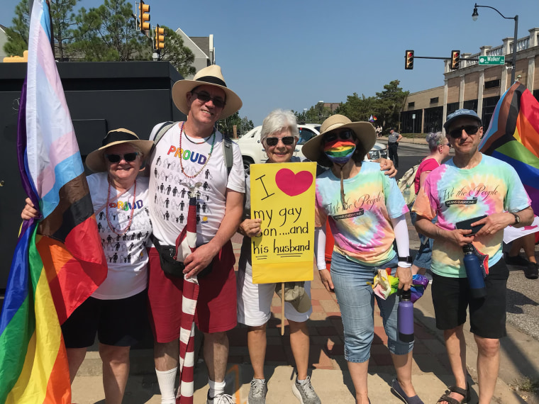 The Holladay family at Oklahoma Pride.