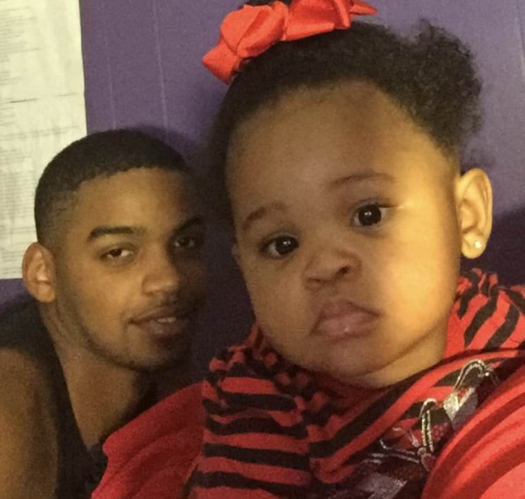 Rasheem Carter with his daughter Cali