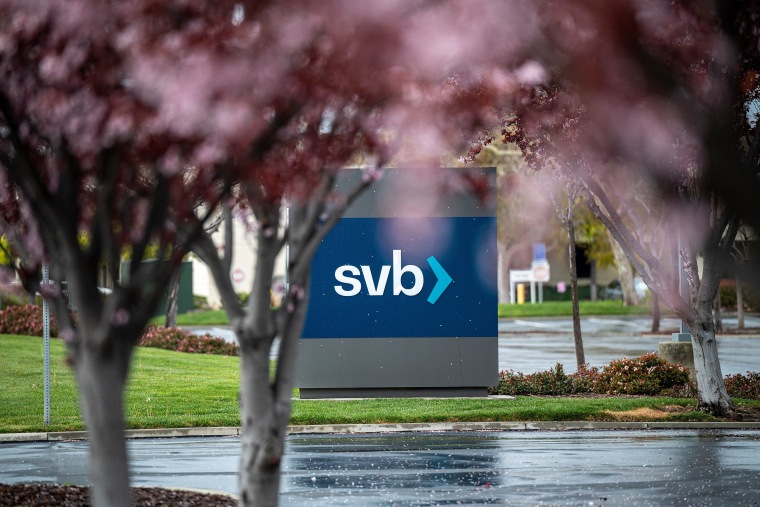 Silicon Valley Bank headquarters as shares plunge