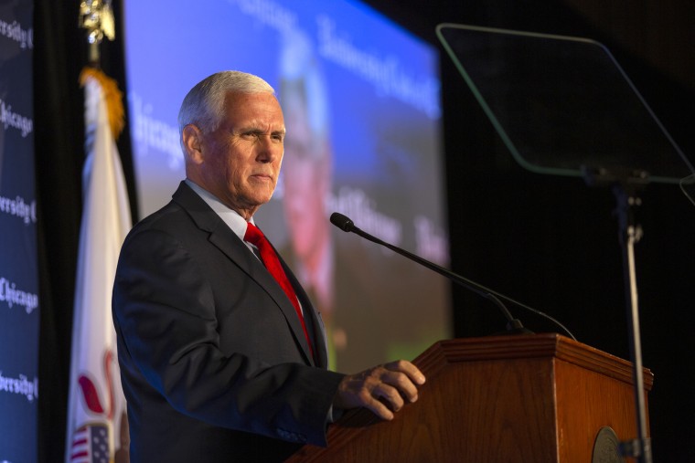 Mike Pence in Chicago on June 20, 2022.