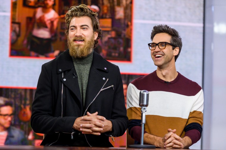 Rhett McLaughlin and Link on NBC's "TODAY" show on Nov. 1, 2019.