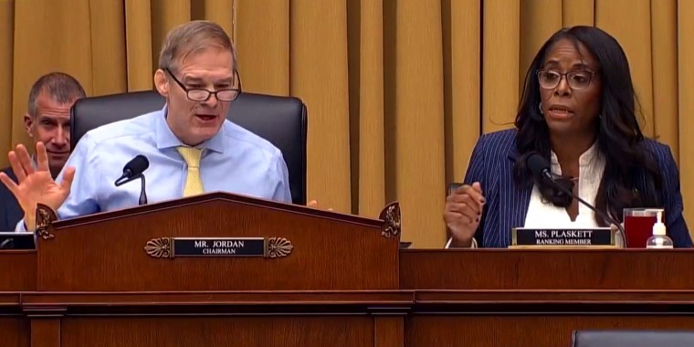 Jim Jordan and Stacey Plaskett.