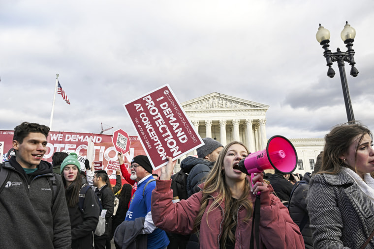 Pro-life supporters march in Washington D.C.