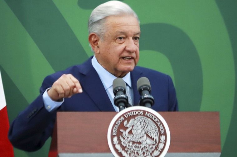 March 09, 2023, Mexico City, Mexico: Mexico's President Andres Manuel Lopez Obrador speaks during his briefing morning conference , at the Intelligence Center of the Ministry of Public and Citizen Security, on March 9, 2023 in Mexico City, Mexico.