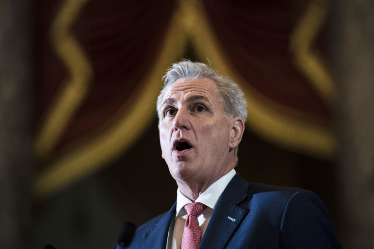 Speaker of the House Kevin McCarthy at the Capitol in Washington, D.C.